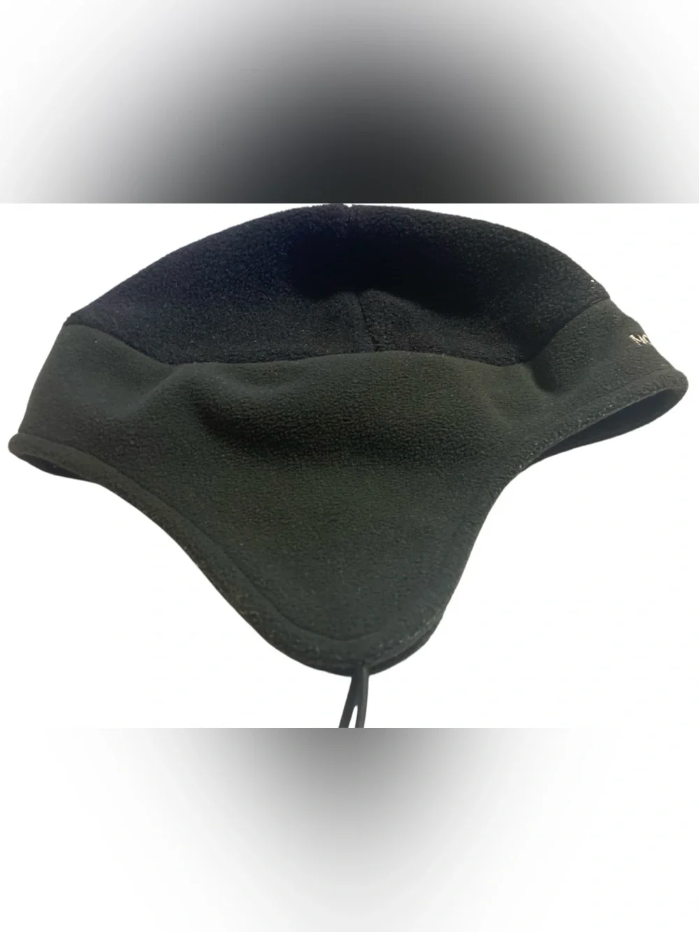 North Face Gore Windstopper Men’s M/M Blk Fleece Earflap Hat w/ Adjust Chin Cord